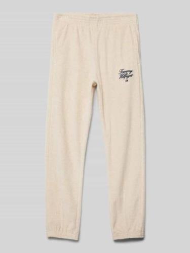 Sweatpants met logostitching