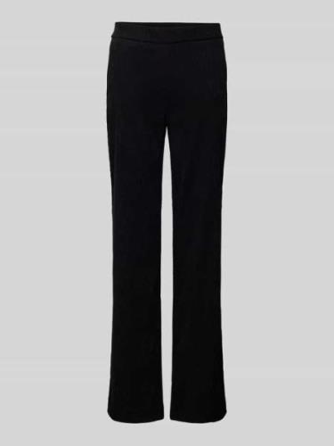 Wide leg corduroy broek met achterzakken, model 'Jenny'