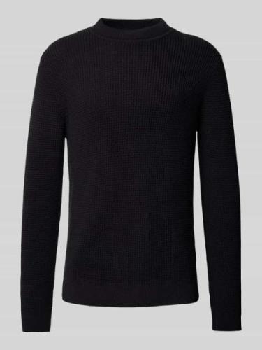 Gebreide pullover met ribboorden, model 'VIGGO'