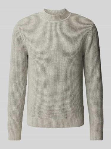 Gebreide pullover met ribboorden, model 'VIGGO'