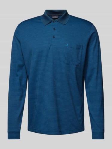 Regular fit poloshirt met borstzak