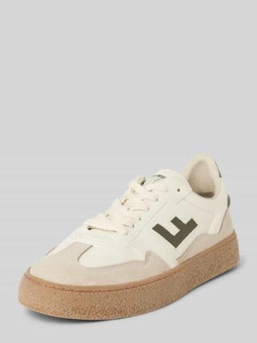 Sneakers met labeldetails, model 'BURELA BOLD'