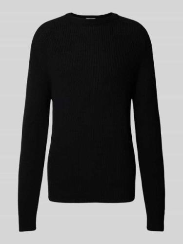 Gebreide pullover met ronde hals, model 'CONE'