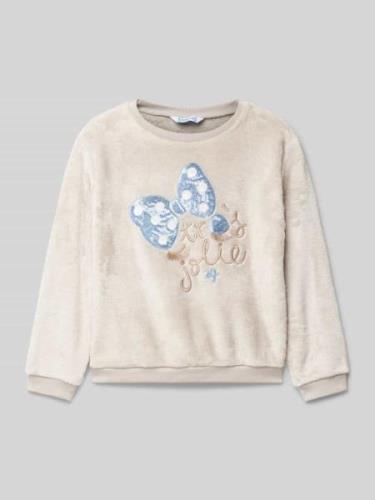 Sweatshirt met pailletten