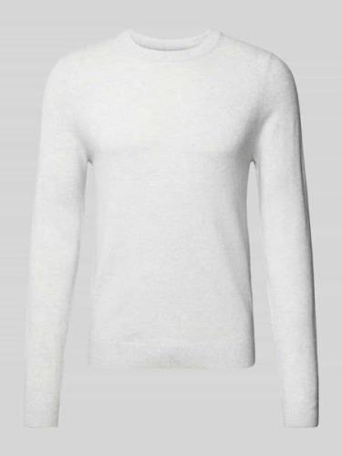 Gebreide pullover met ronde hals