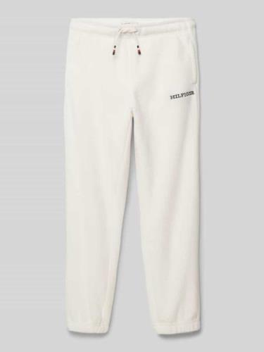 Sweatpants met logostitching, model 'POLAR'