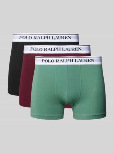 Boxershort met band met label in een set van 3 stuks