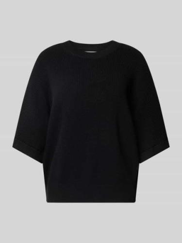 Gebreide pullover met 1/2-mouwen, model 'Amari'