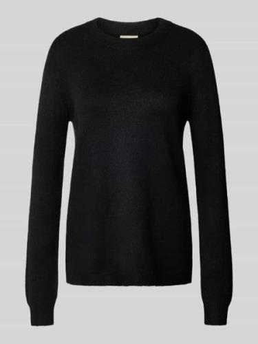 Gebreide pullover met ronde hals, model 'Rellis'