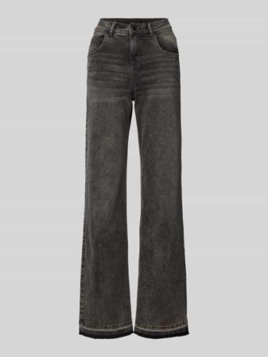 Straight leg jeans in 5-pocketmodel, model 'Lara'