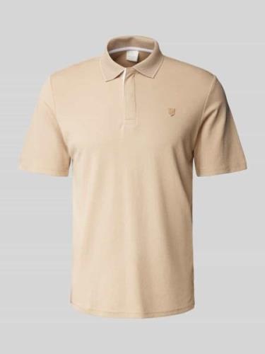 Regular fit poloshirt met logobadge, model 'CRODNEY'