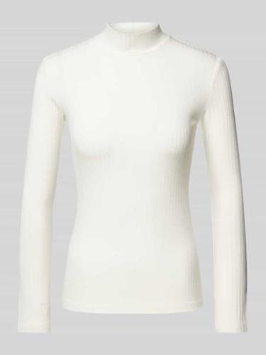 Shirt met lange mouwen en turtleneck, model 'MANON'