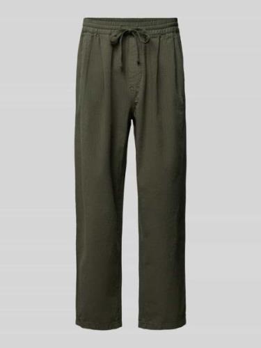 Regular fit stoffen broek met tunnelkoord, model 'RYGBAY'