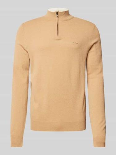 Gebreide pullover met opstaande kraag, model 'Emarlo'