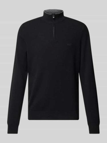 Gebreide pullover met opstaande kraag, model 'Emarlo'