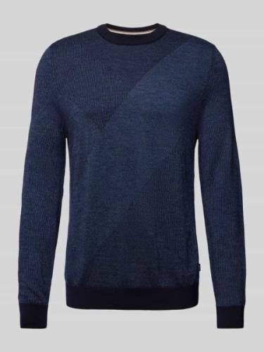 Gebreide pullover van scheerwol, model 'Eclaus'