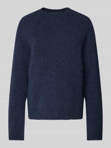 Gebreide pullover van alpacamix met ronde hals