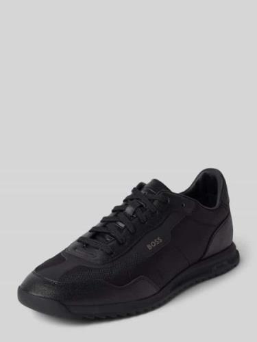 Sneakers met labeldetails, model 'Zayn'