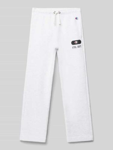 Sweatpants met logostitching