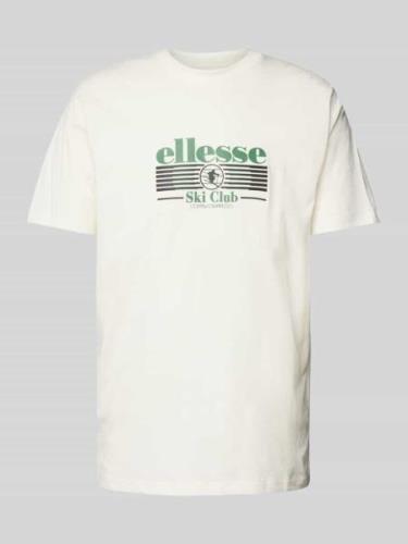 T-shirt met labelprint, model 'ELIESCA'