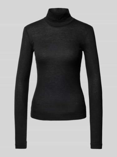 Shirt met lange mouwen en turtleneck, model 'ANITA'