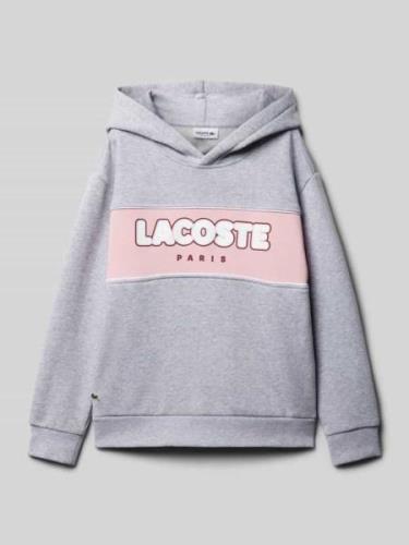 Hoodie met labelprint