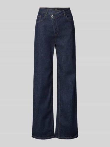 Wide leg jeans in 5-pocketmodel, model 'Marli'