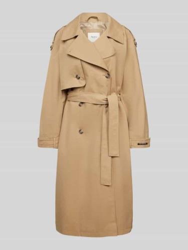 Trenchcoat met strikceintuur, model 'BIANCA'