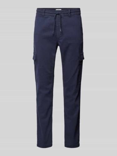 Slim fit cargobroek met tunnelkoord, model 'Gymdigo'