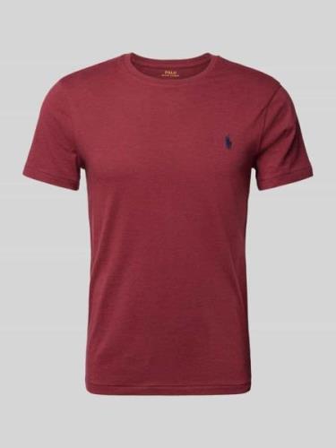 Custom slim fit T-shirt met ronde hals