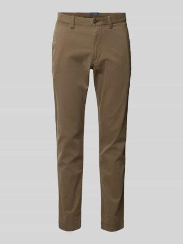 Regular fit chino met achterzak