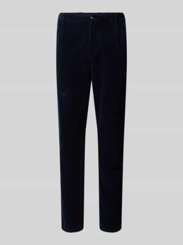 Regular fit broek met fijne corduroy