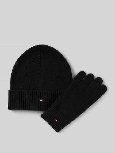 Beanie en handschoen in een set met kasjmier