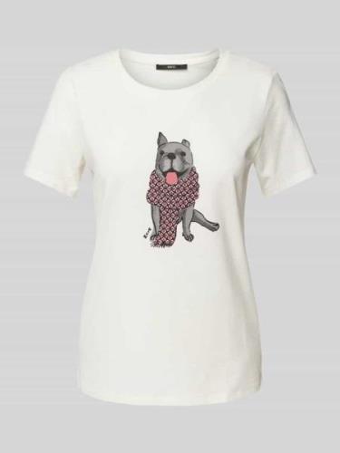 T-shirt met motiefprint