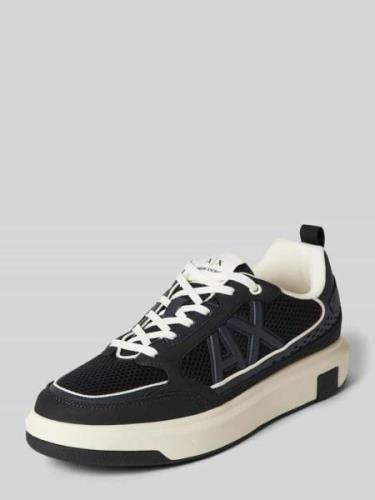 Sneakers met labelprint