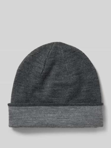 Beanie met labeldetail, model 'ECLIPSE'