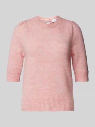 Gebreide pullover met 1/2-mouwen, model 'LULU'