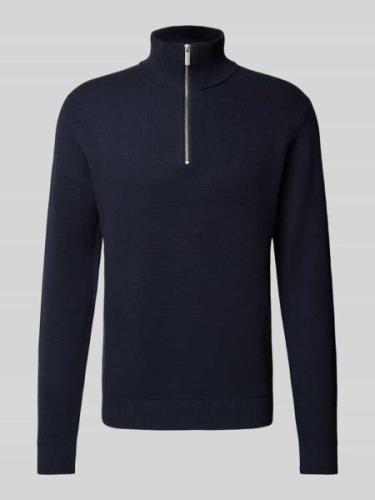 Gebreide pullover met ribboorden, model 'DANE'