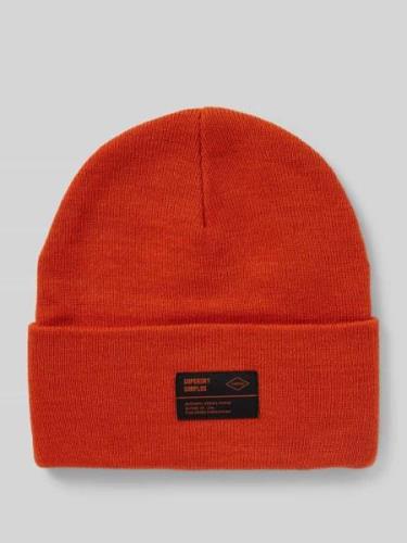 Beanie met labelpatch, model 'WORKWEAR'