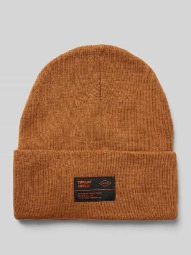 Beanie met labelpatch, model 'WORKWEAR'