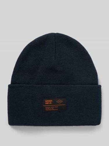 Beanie met labelpatch, model 'WORKWEAR'