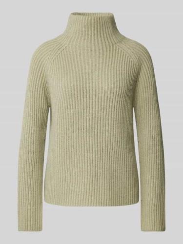 Gebreide pullover met opstaande kraag, model 'ARWEN'