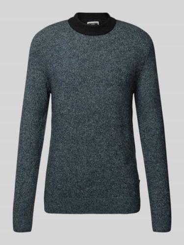 Gebreide pullover met labeldetail, model 'COSPACE'