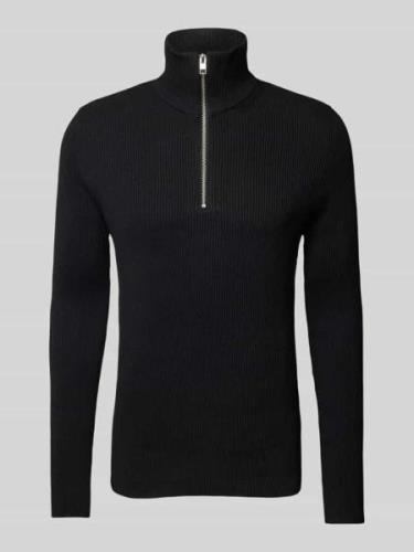 Gebreide pullover met schipperskraag, model 'PERFECT'