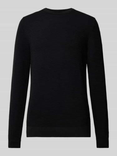 Gebreide pullover met ronde hals, model 'OTTO'