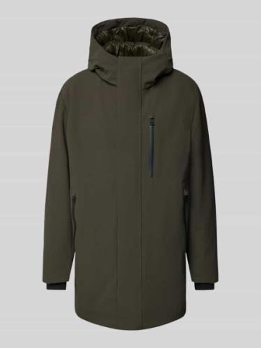 Parka met borstzak, model 'Flex Cross'