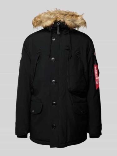 Parka met opstaande kraag