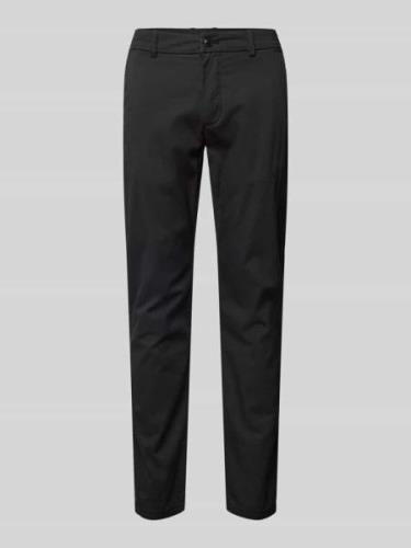 Slim fit chino met achterzakken