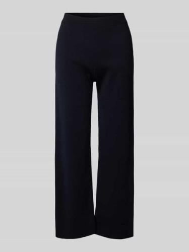 Wide leg broek met elastische band