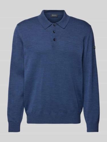 Gebreide pullover met polokraag